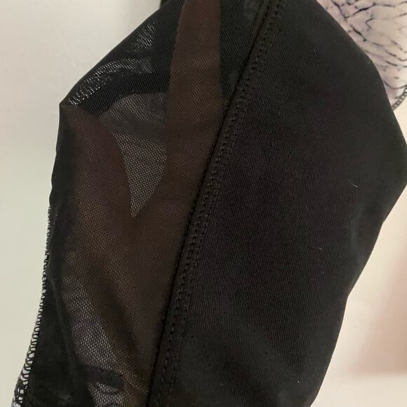 5/$25 X by Gottex Mesh Panel Patterned Pocket Workout Athletic Leggings M Medium - Picture 7 of 9